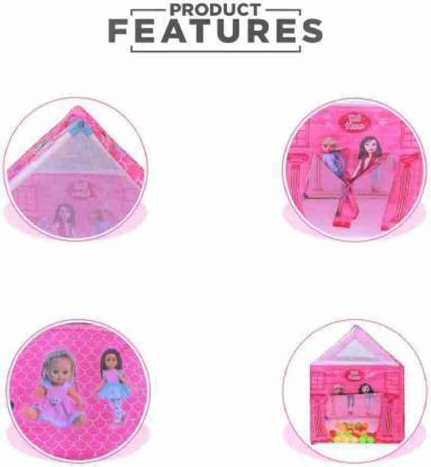 Childhood Premium DIY Princess Doll House Tent For Kids Barbie