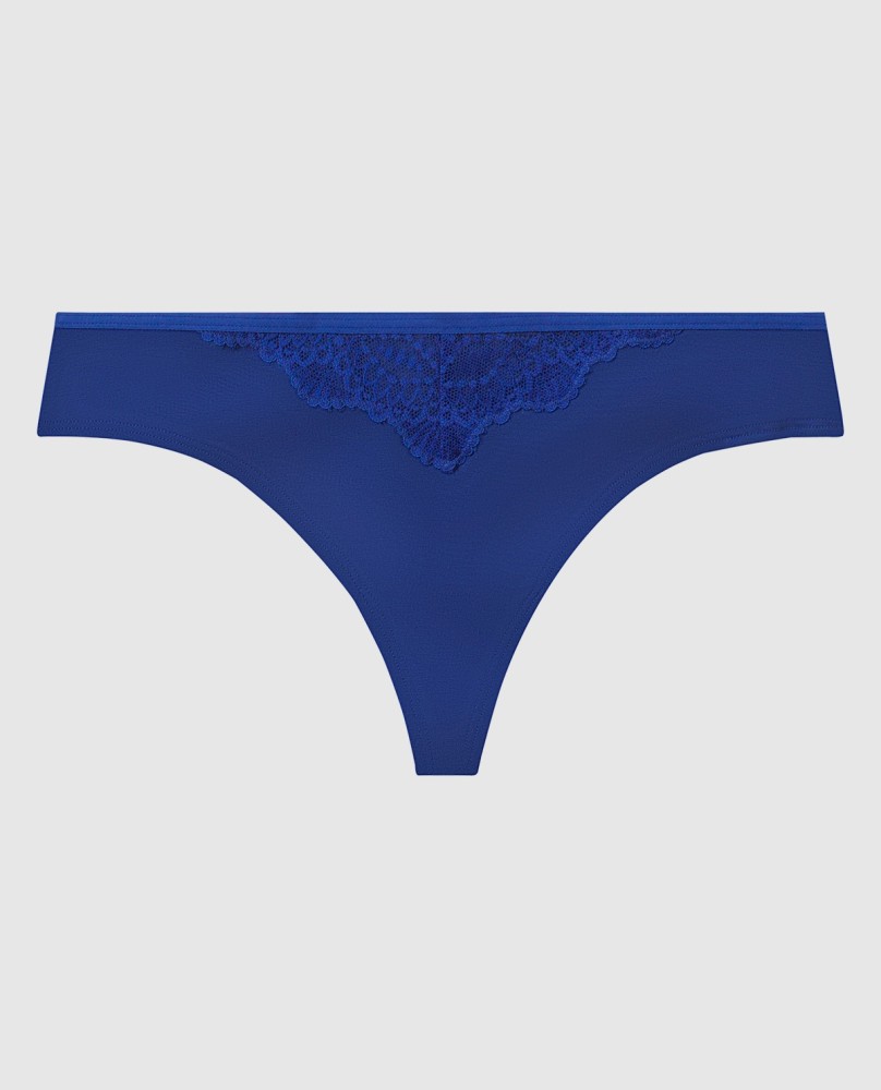 La Senza Women Thong Blue Panty - Buy La Senza Women Thong Blue Panty  Online at Best Prices in India