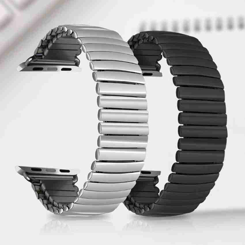 Elastic metal 2024 watch band