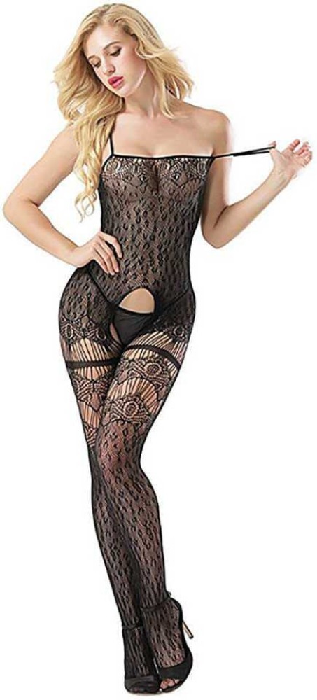 Buy RAMANUJA Women's Full Body Stocking Lingerie Fishnet Dresses