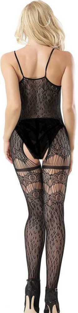 Buy RAMANUJA Women's Full Body Stocking Lingerie Fishnet Dresses