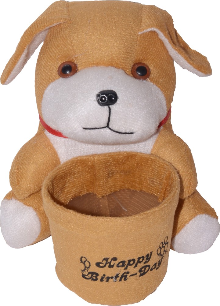 Tuffy Toys Pen Stand Dog Teddy