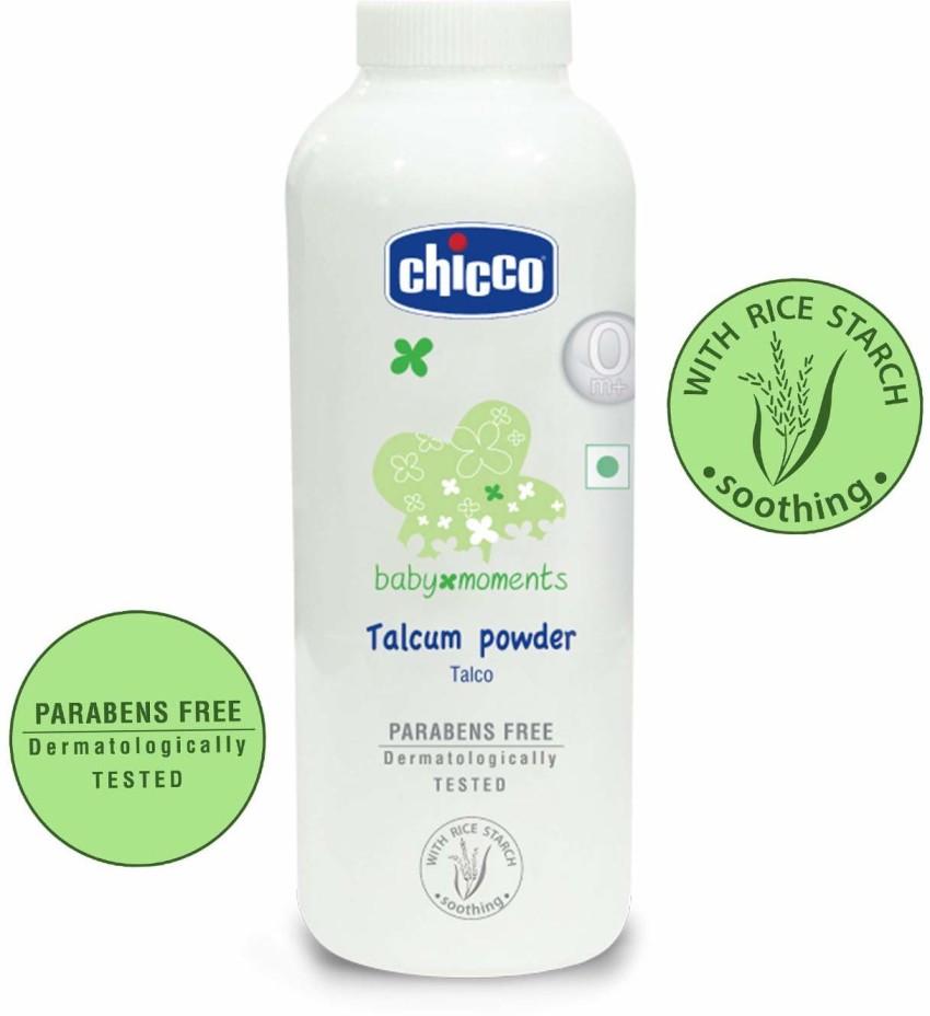 Chicco Baby Moments Talcum Powder, New Advanced Formula with