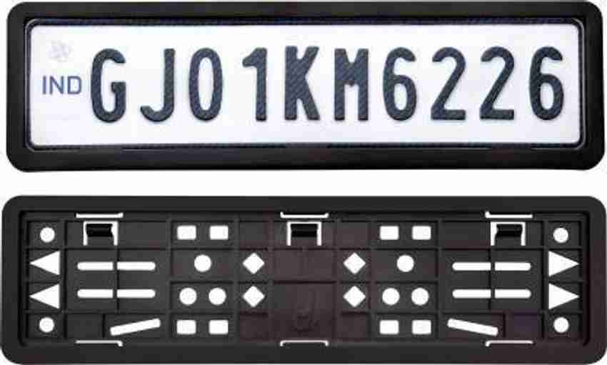 Car number plate plastic cover discount