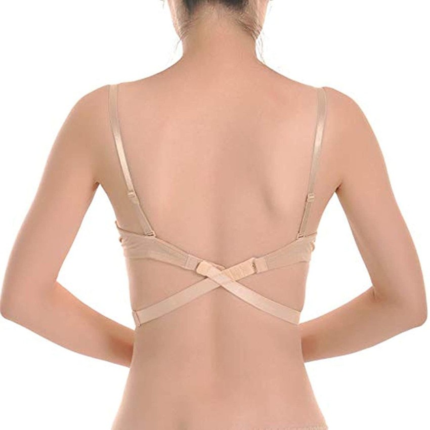 Set of 3 Low Back Bra Converter Extender 2 Hooks with Elastic Extensions 