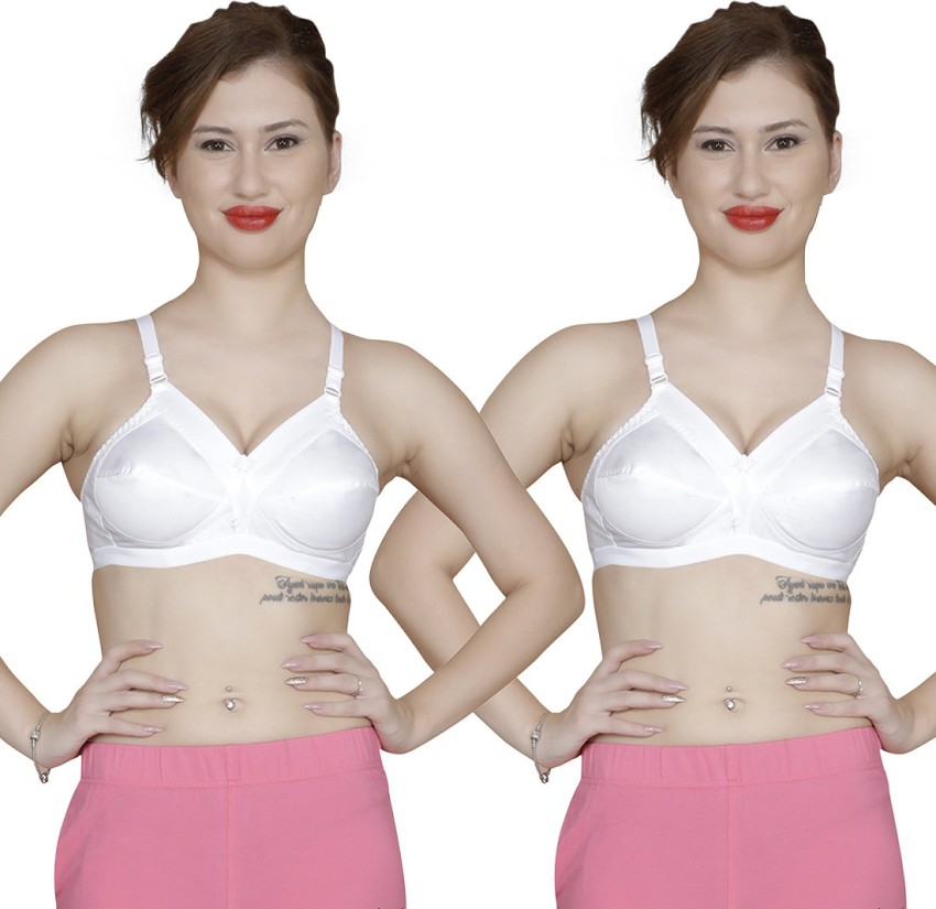 T.T WHITE BRA XL Women Full Coverage Non Padded Bra - Buy T.T WHITE BRA XL  Women Full Coverage Non Padded Bra Online at Best Prices in India