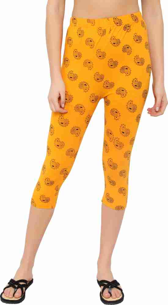 Eha Women Yellow Capri - Buy Eha Women Yellow Capri Online at Best Prices  in India