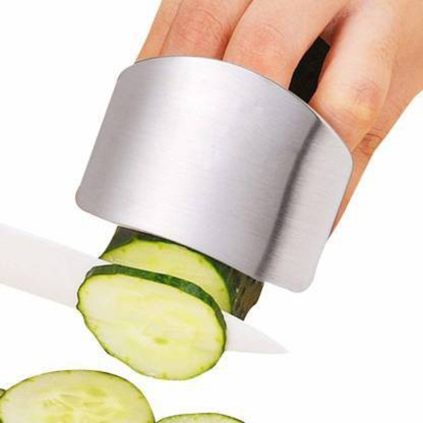 4 Pack Finger Guards For Safe To Slice Vegetables Fruit Stainless