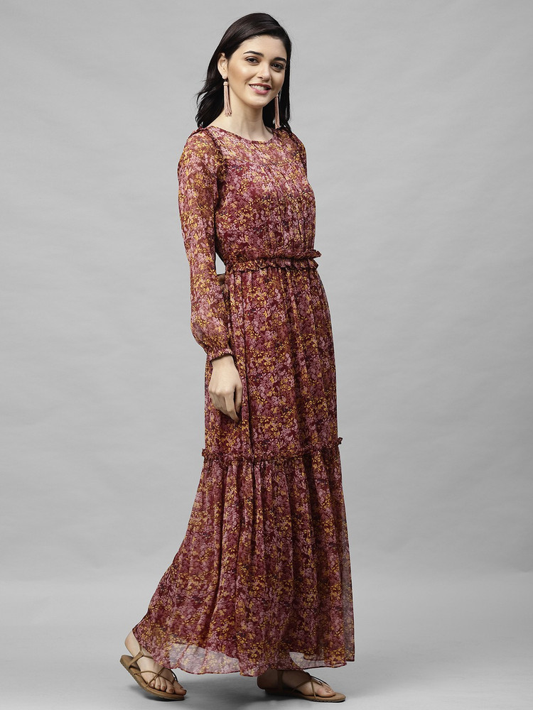 Flipkart athena women's maxi hotsell dress