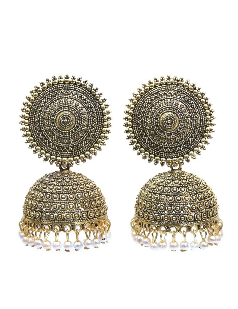 Flipkartcom  Buy odette Gold Grape Bunch Earrings Metal Drops  Danglers  Online at Best Prices in India