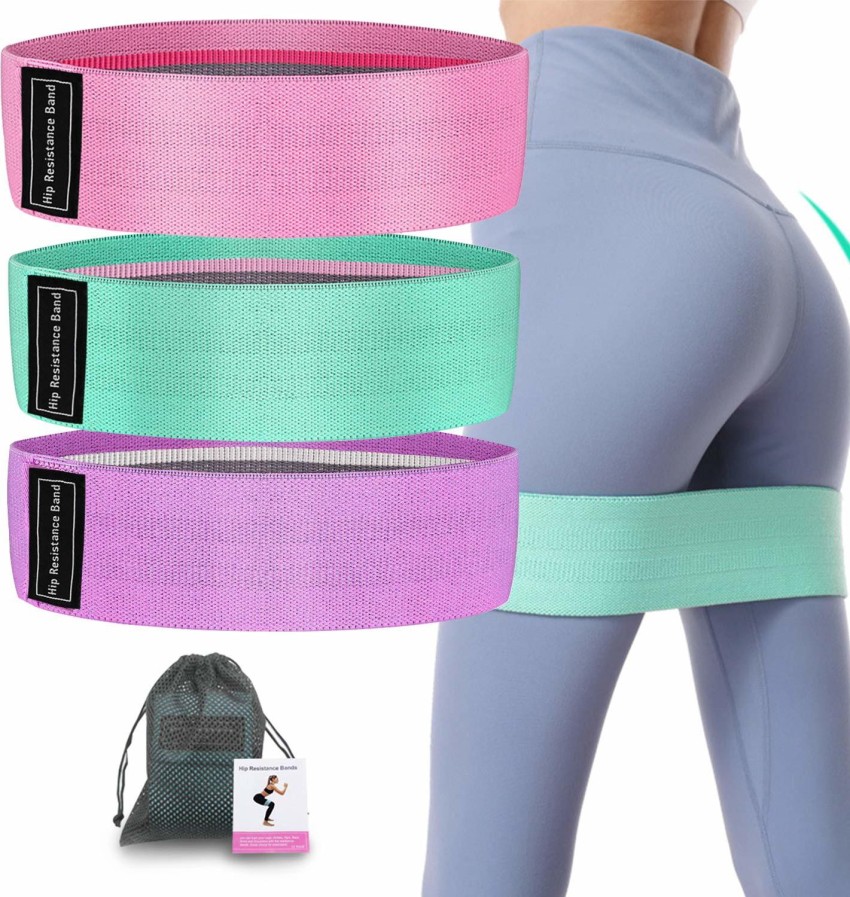 3pcs Yoga Rubber Band Chest Shaping Band 8 Type Expander For Woman Man  Pink+blue+green