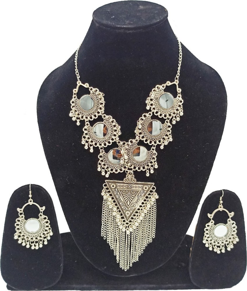 Oxidised on sale necklace flipkart