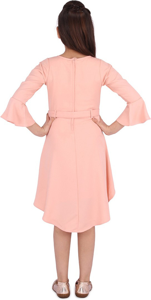 Cutecumber Girls Midi Knee Length Casual Dress Price in India