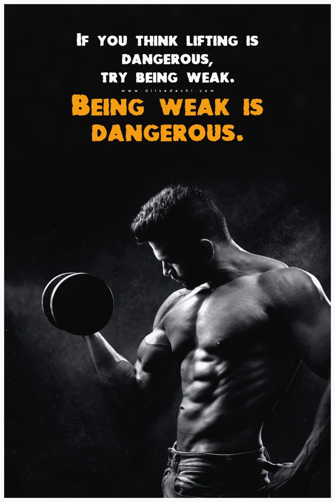 Gym Quotes Wall Posters for Home/Restaurant/Hospital Paper Print - Quotes &  Motivation posters in India - Buy art, film, design, movie, music, nature  and educational paintings/wallpapers at