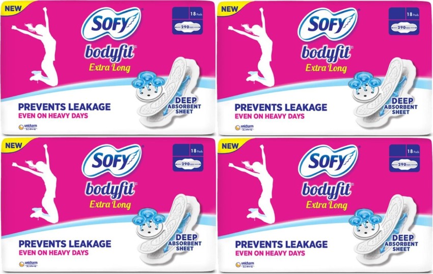 Sofy Cool Extra Long Sanitary Pads 30 Pieces Online - Sofy India