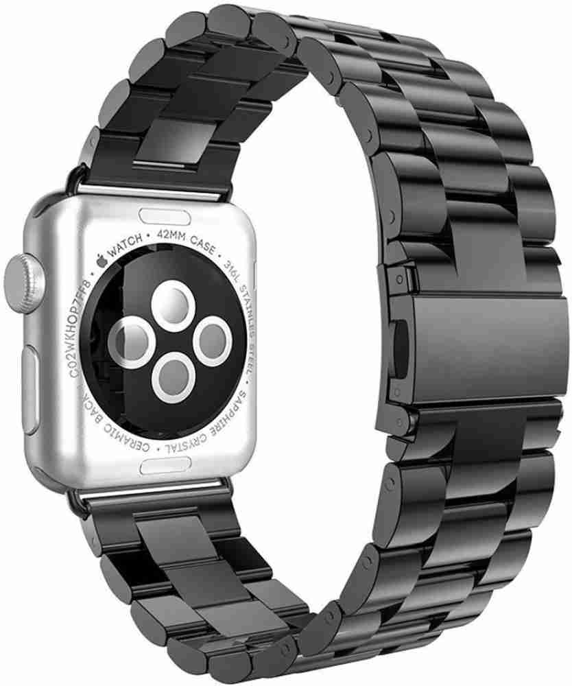 Apple watch 42mm 316l stainless hot sale steel sapphire crystal ceramic back