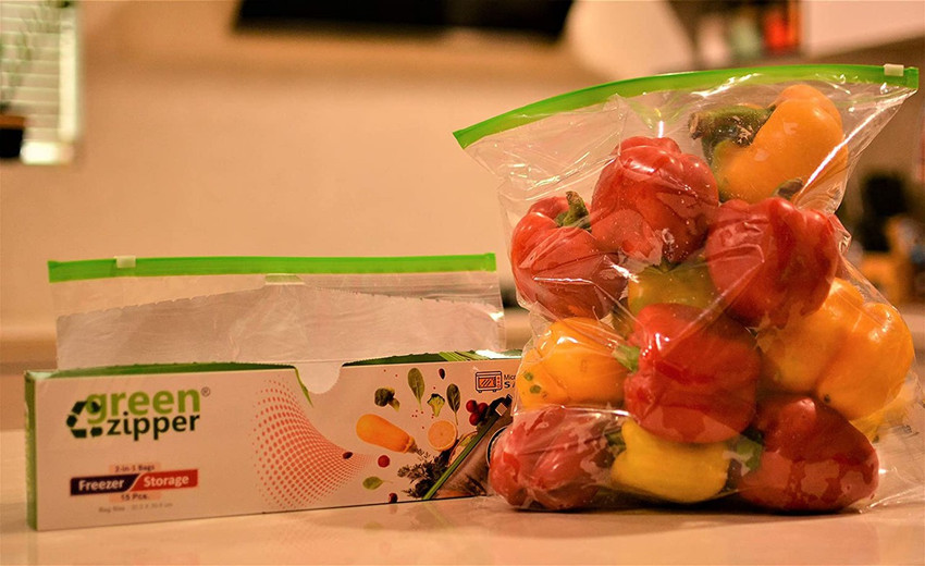 Extra large top food storage bags