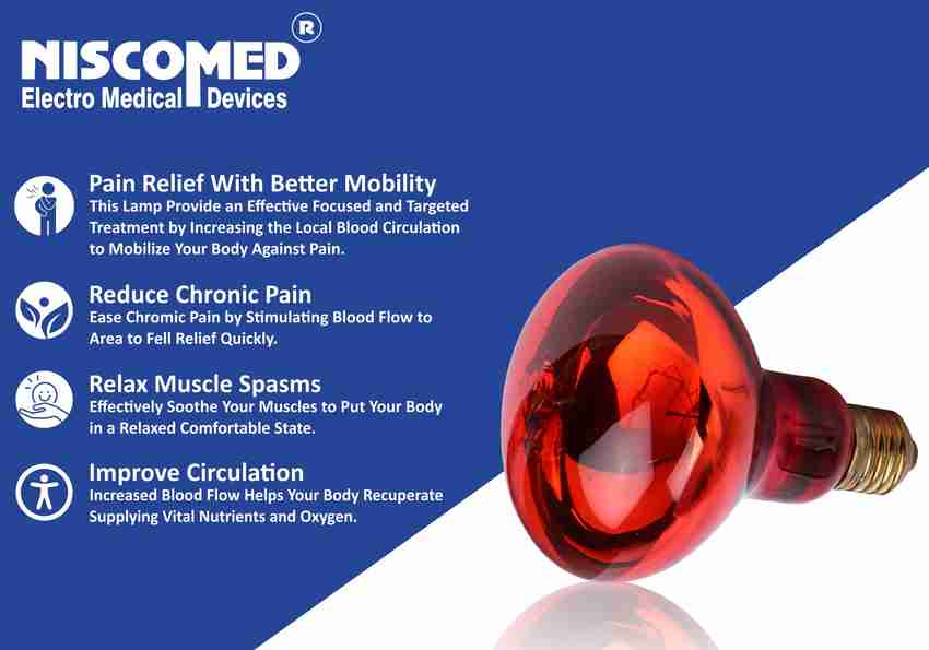 NISCO IR 01 Electric Infrared Lamp Heat Therapy For Pain Relief Table Lamp Price in India Buy NISCO IR 01 Electric Infrared Lamp Heat Therapy For Pain Relief Table Lamp online at Flipkart