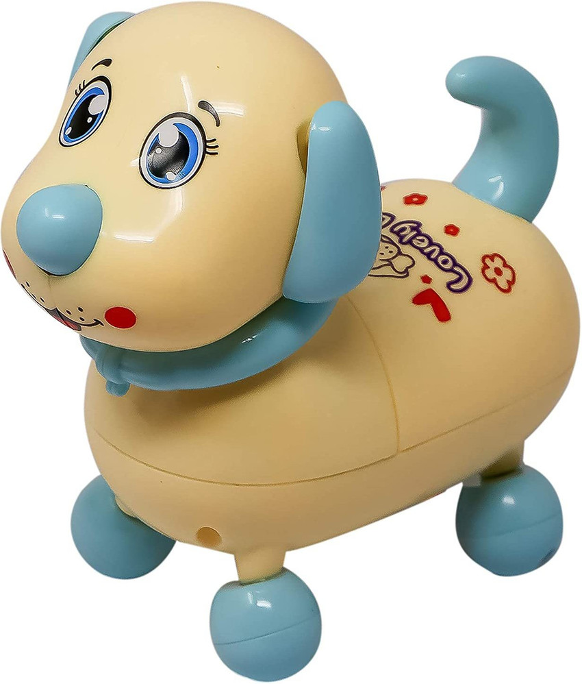 IndusBay Battery Operated Musical walking Dancing Puppy Dog 360