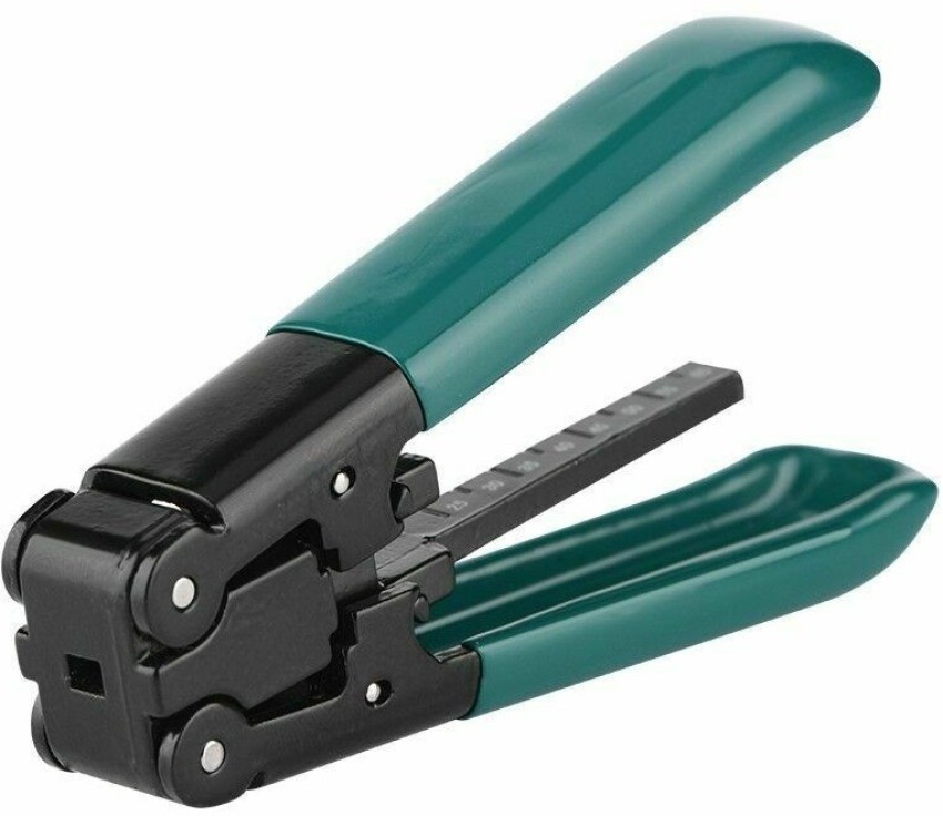 Fiber optic online cable stripping tool