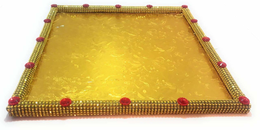 GiftsBouquet Decorative Tray Gift Packing Tray Wedding Tray Saree