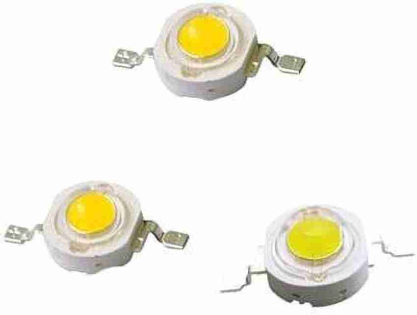 gobagee Watt High Power Led Chip Warm White clear SMD LED Diode Bulb Lamp pack of 10 Warm White Electronic Components Electronic Hobby Kit Price in India - Buy gobagee