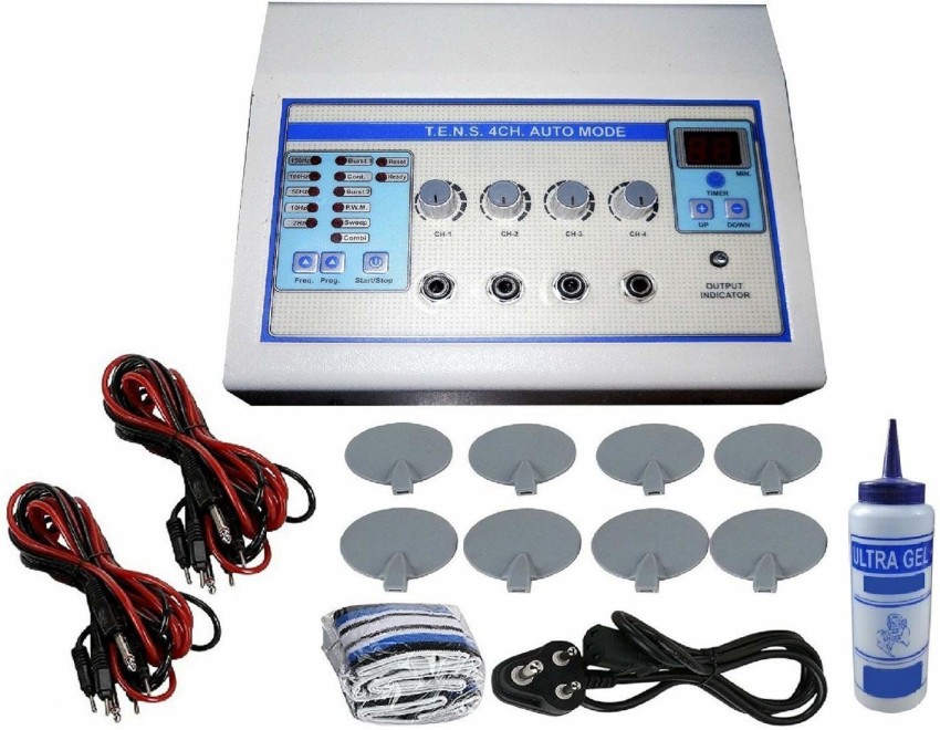 Physiotrack Tens Machine 4 Channel Tens Physiotherapy Machine 4 Ch