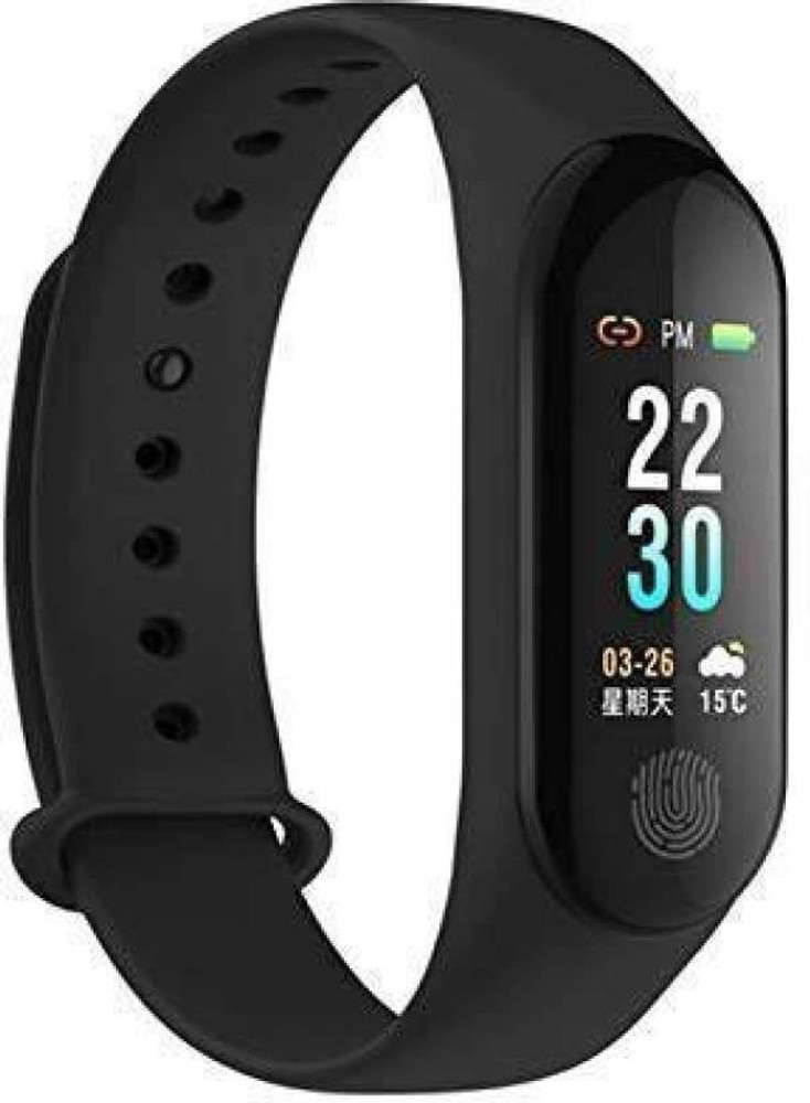Allwin M3 MY DEVICE MY LIFE Health Smart Band Black Strap Size