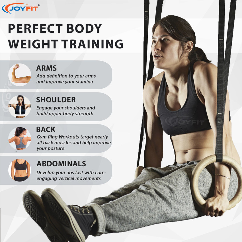 Joyfit Gym Rings with Straps for Strength Training Fitness Workouts Adjustable Pilates Ring Price in India Buy Joyfit Gym Rings with Straps for Strength Training Fitness Workouts Adjustable Pilates