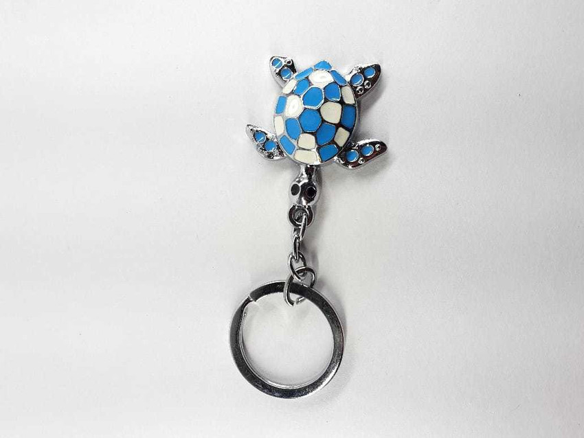 yrofame Ninja Blue Colored Tortoise Keychain 10 cm Key Chain