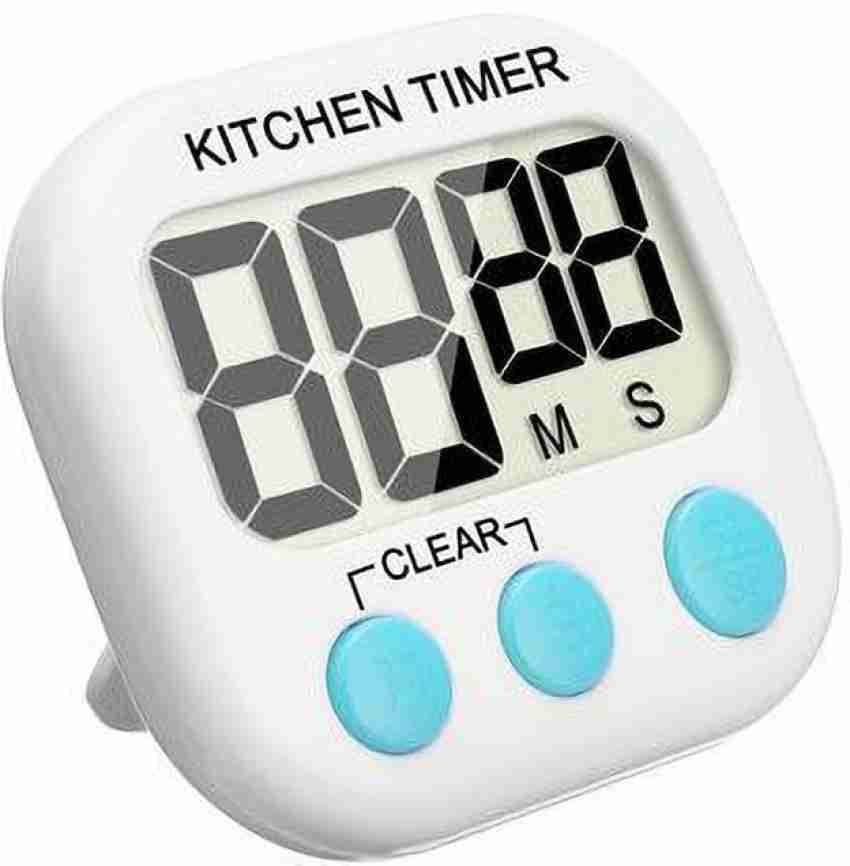 Digital Kitchen Timer Stand Countdown Alarm Digits Clocks for Cooking Baking