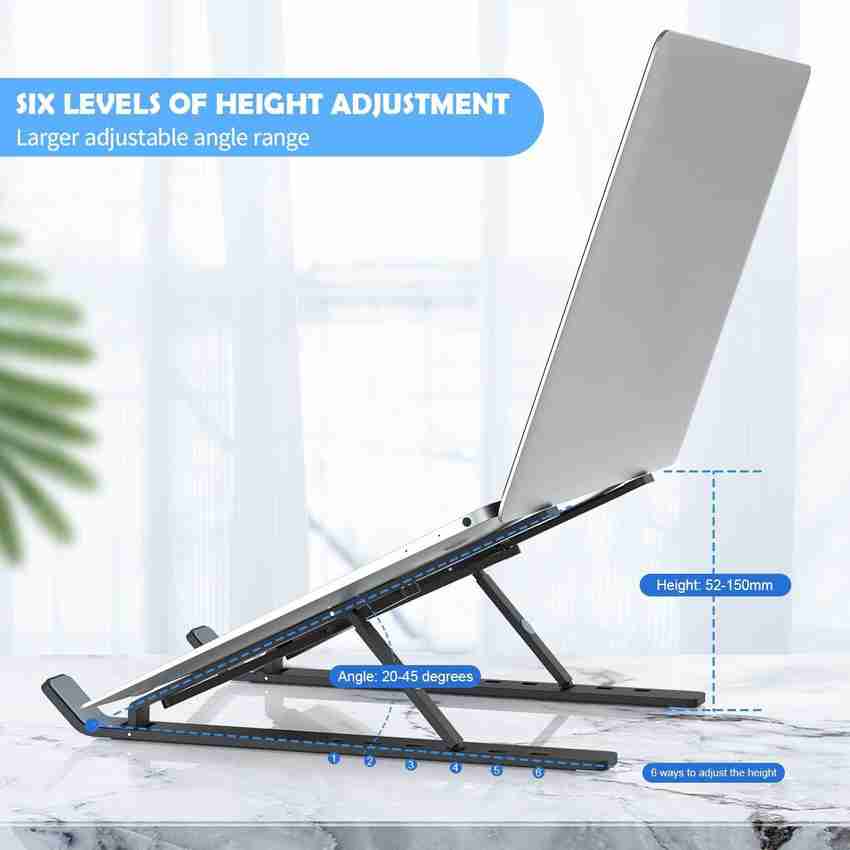 Proffisy laptop stand adjustable computer shop stand ergonomic portable tablet stand foldable