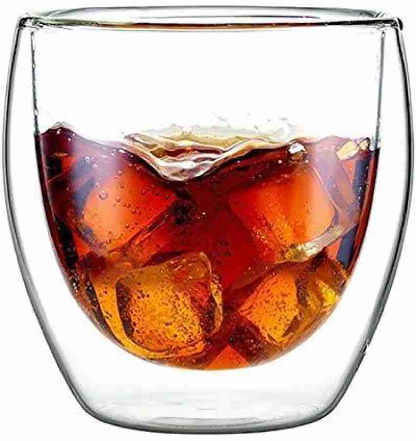 Double Wall Insulated Whisky Glass 250ML (Set of 2)