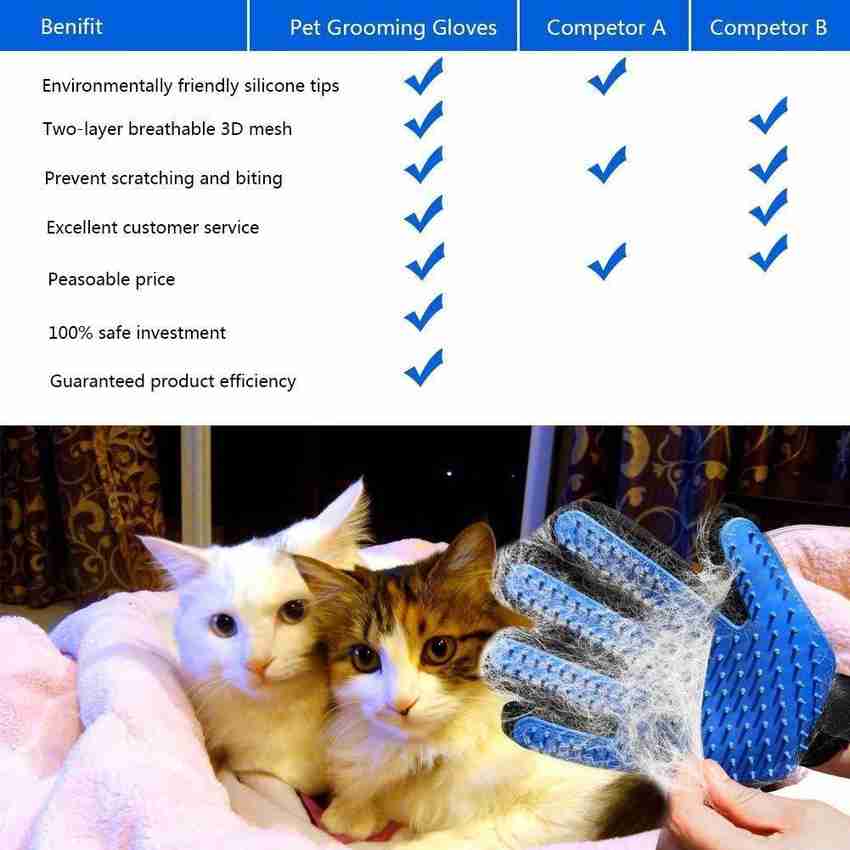 Fur gloves online for dogs