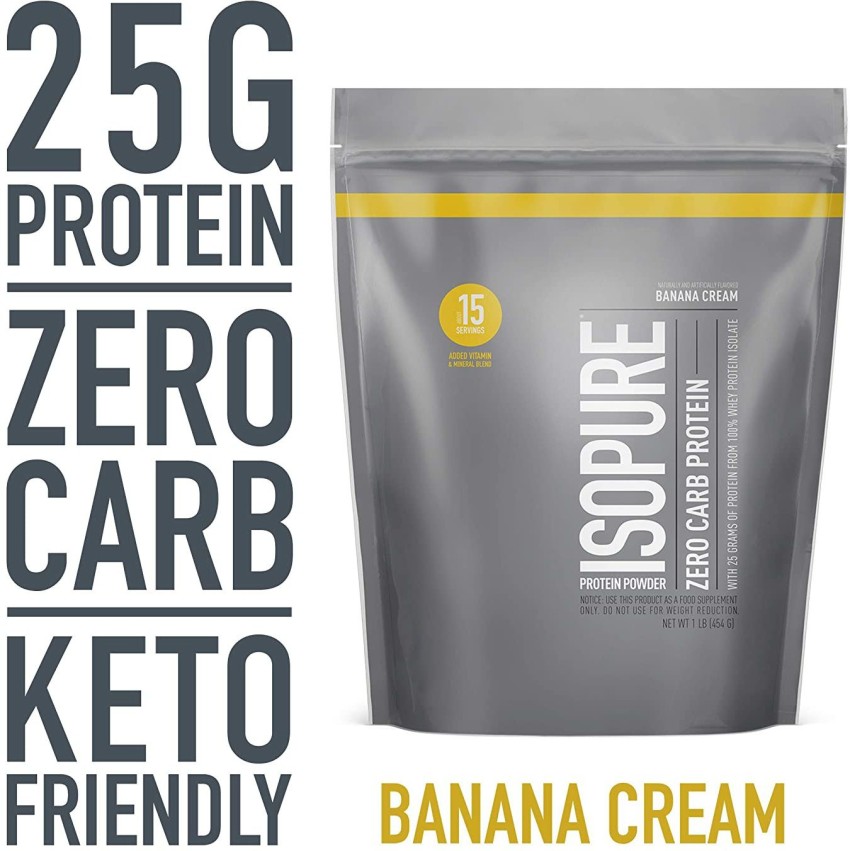 Isopure 20g Protein Drink, 100% Whey Protein Isolate, Flavor