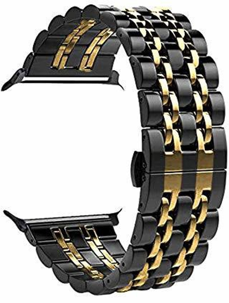 JIGO PLUS Golden Black Duel Tone 42MM 44MM Stainless Steel Premium