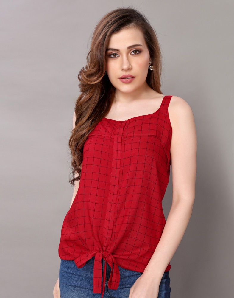 Buy Red Tops for Women by SELVIA Online