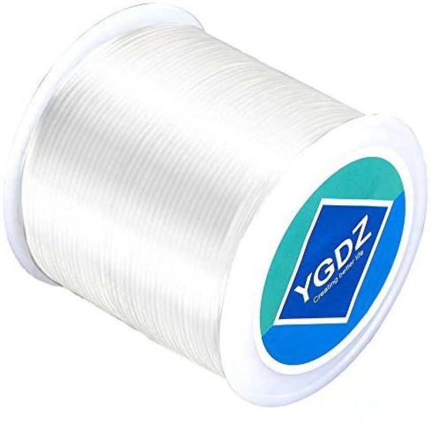 YGDZ 1.2mm Clear String Beading Thread Elastic Cord for Bracelet Jewelry  Making, 1 Roll 60m (1.2mm) - 1.2mm Clear String Beading Thread Elastic Cord  for Bracelet Jewelry Making, 1 Roll 60m (1.2mm) .