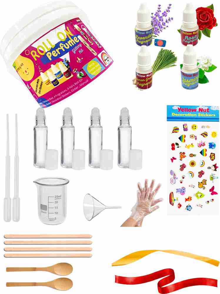 Yellow Nuts Kids Roll On Perfume Making Kit Activity Craft Toys