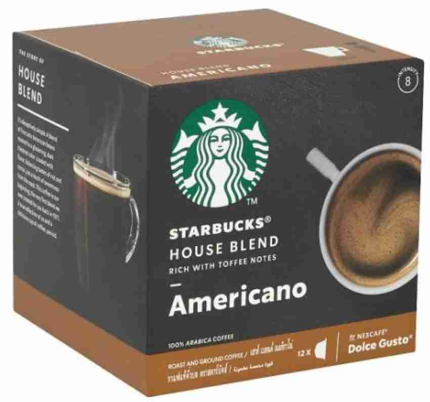 Starbucks Dolce Gusto House Blend Americano , 102g Roast & Ground Coffee  Price in India - Buy Starbucks Dolce Gusto House Blend Americano , 102g  Roast & Ground Coffee online at