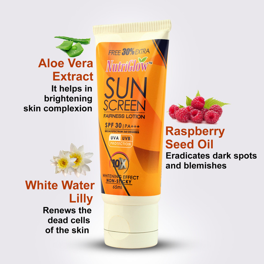 Sun cream clearance price