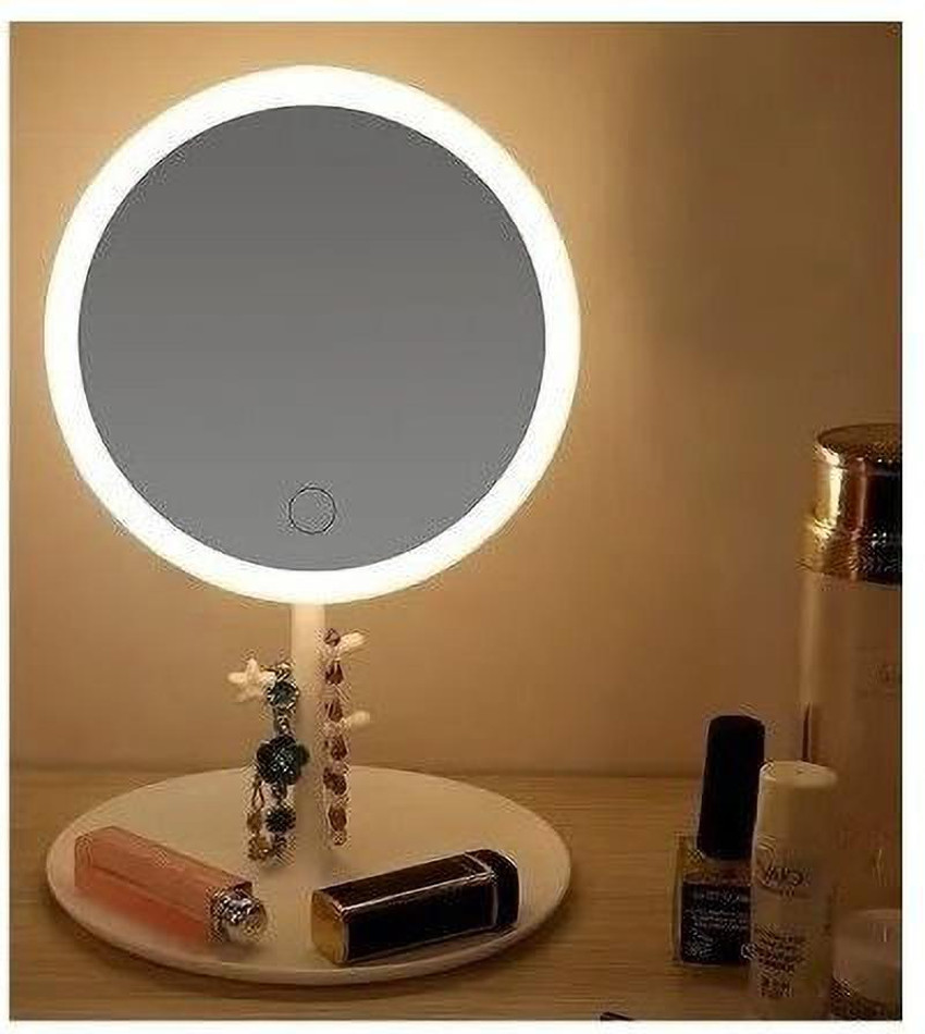 Fanokart Touch LED Lamp Makeup Mirror 3 in 1 Cosmetic Beauty