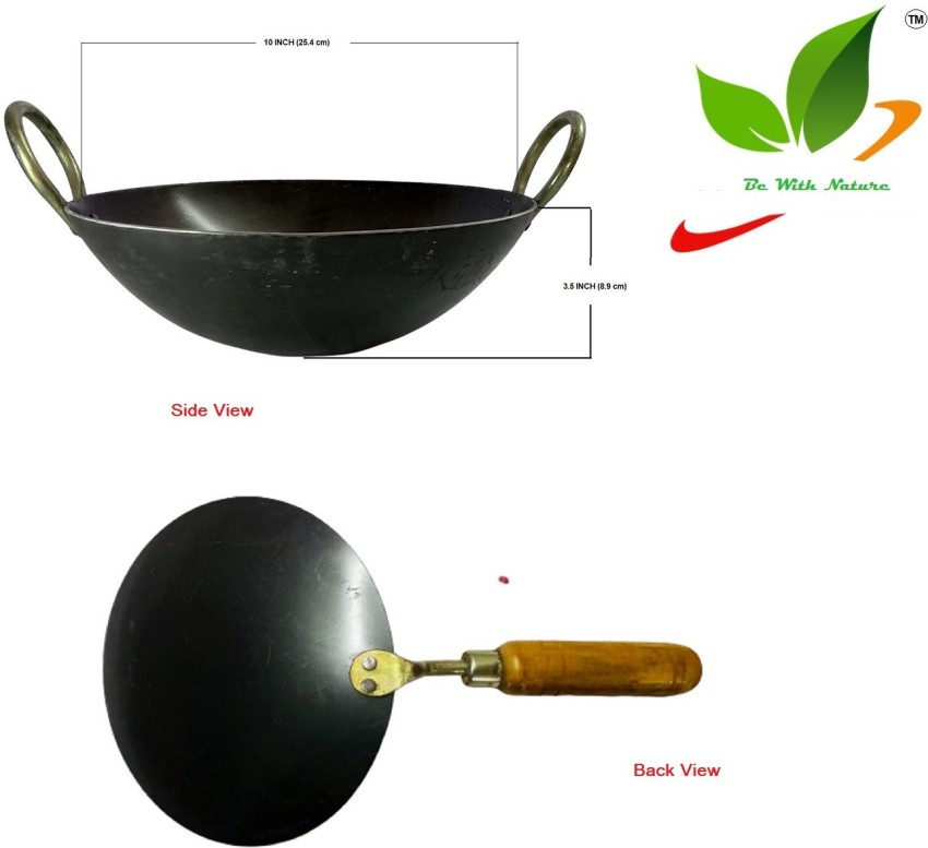 Buy Best Premium Cast Iron Cookware Set Fryingpan+Kadai/Kadhai