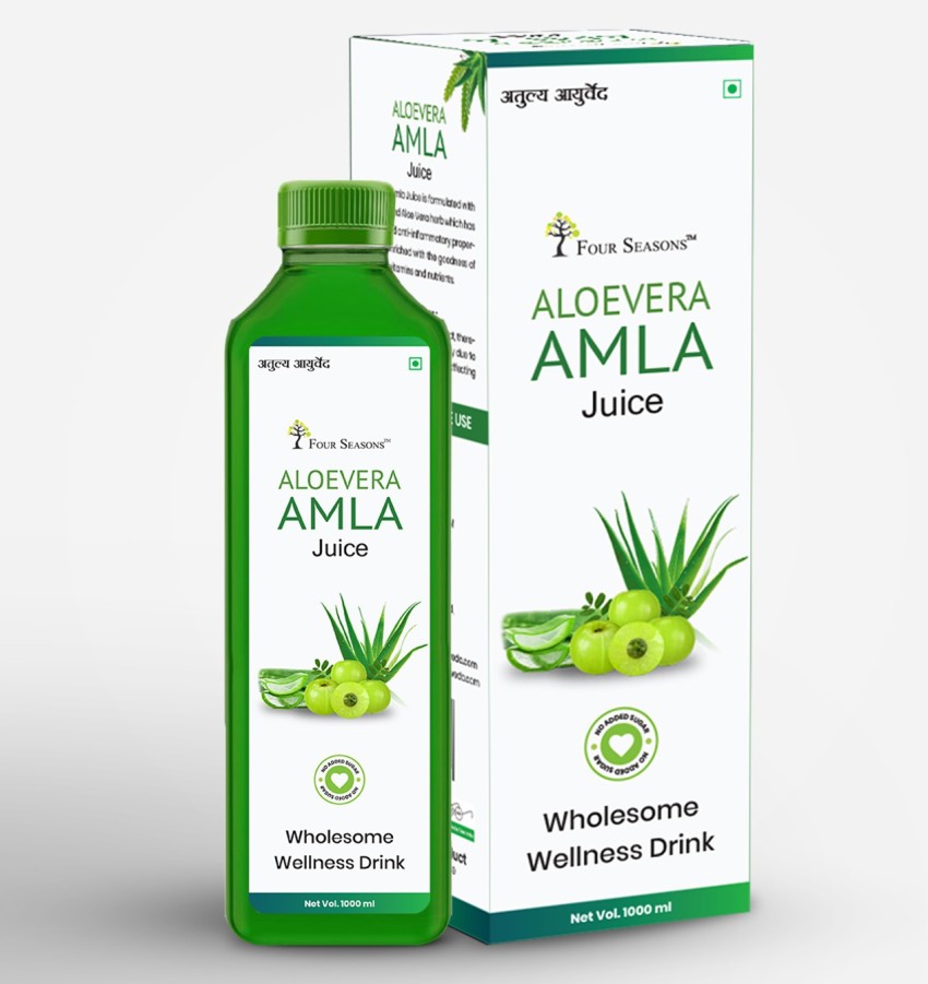 Four Seasons ALOEVERA AMLA JUICE Price in India Buy Four Seasons ALOEVERA AMLA JUICE online at Flipkart