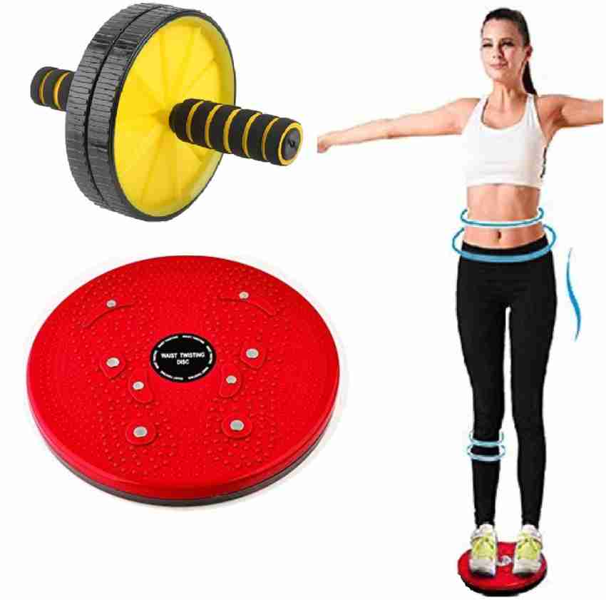 SIDHMART Tummy Twister & Ab Wheel Roller Combo Abdominal Weight