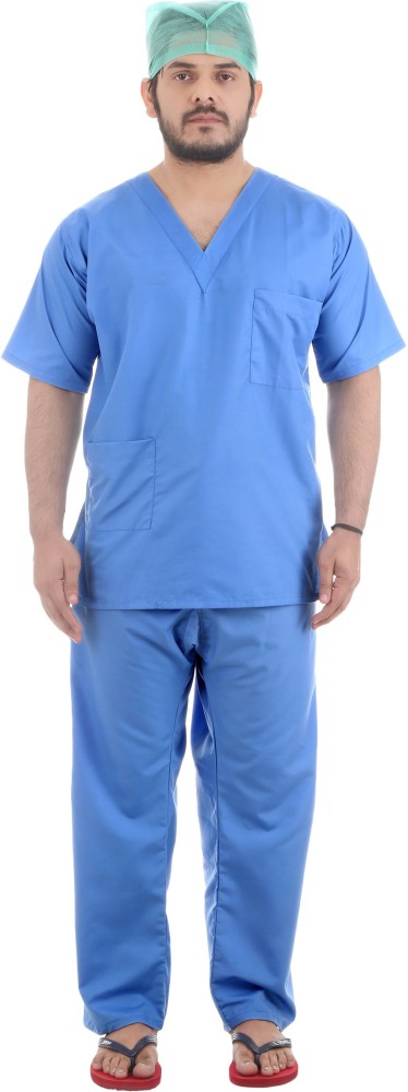 IS IndoSurgicals Unisex Scrub Suit for Surgeons, Hospital OT Dress  (85245_Navy Blue_XL) : Amazon.in: Clothing & Accessories