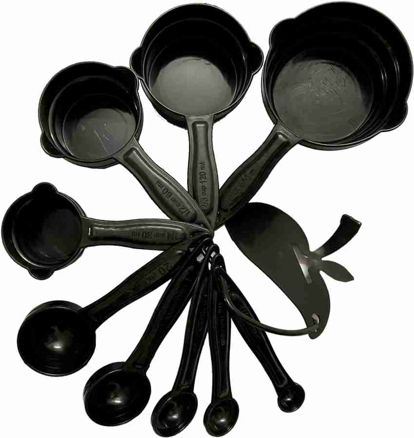 9Pcs/set Measuring Cups Set with Stackable Measure Spoons Plastic