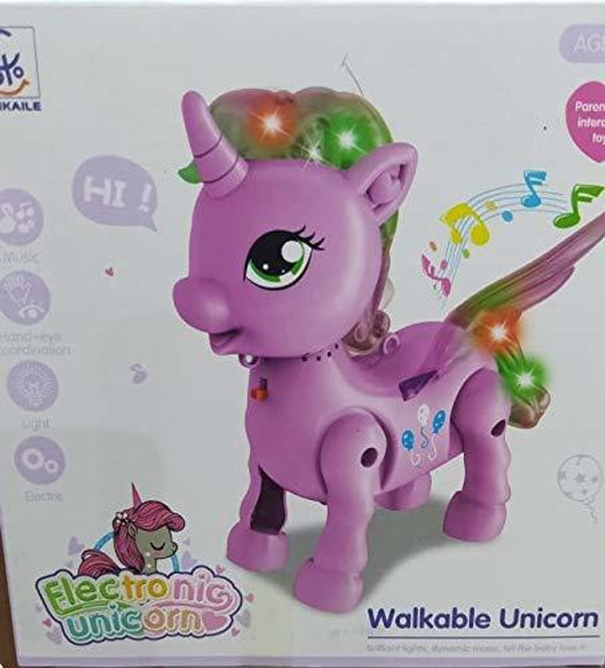 Walking musical unicorn online