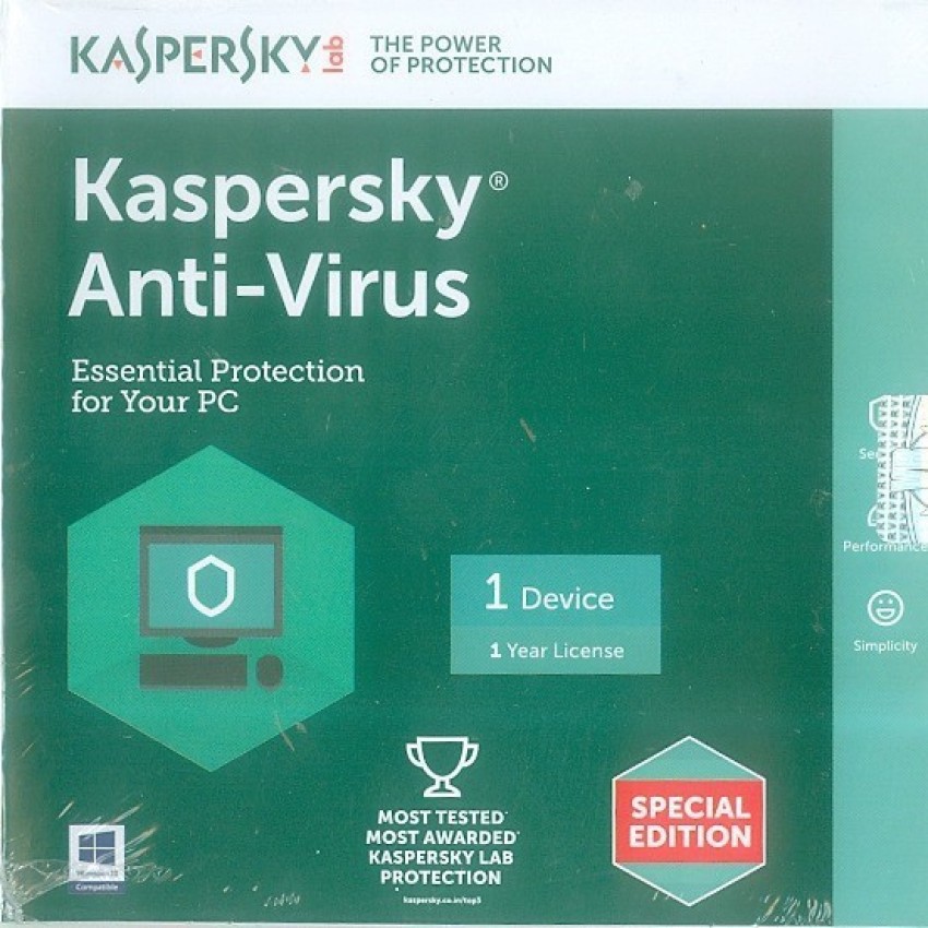 KASPERSKY Anti-Virus 1 PC 1 an
