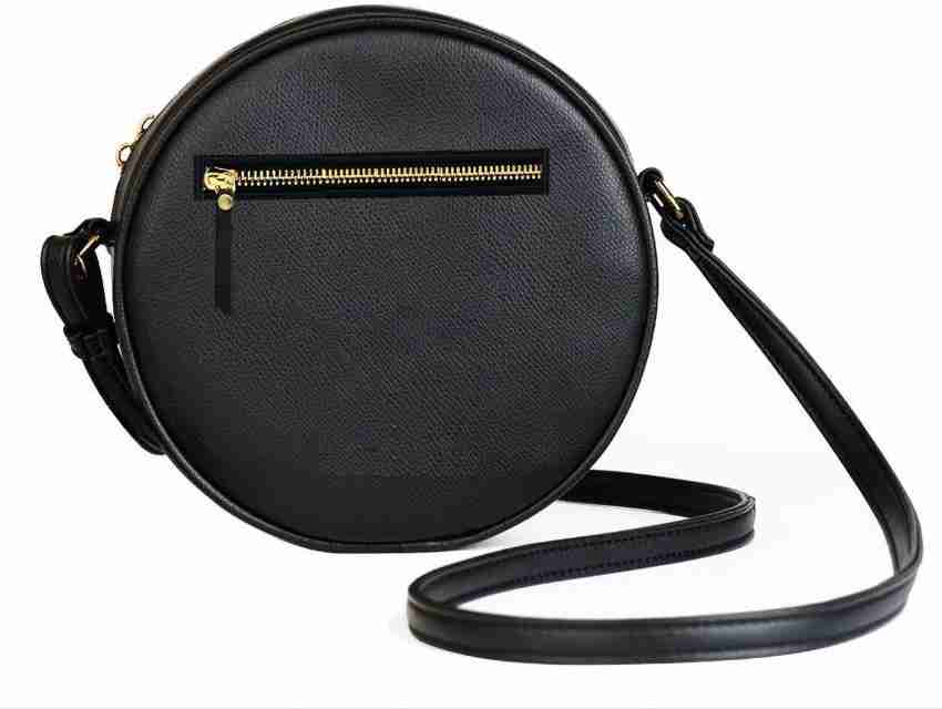 Buy ASTIR COLLEEN Women's & Girl's Sling Bag - Round Plain (Black) at  .in